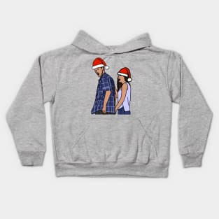 Distracted Boyfriend Memes Christmas Couple Kids Hoodie